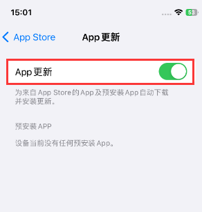 前进苹果15维修中心如何让iPhone15APP自动更新